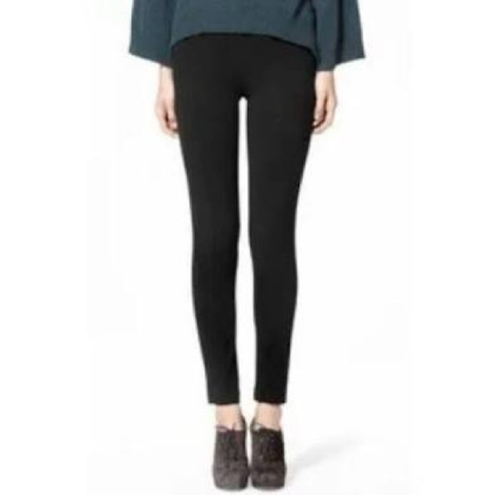 Theory Quinna Rave 2 Ponte Knit Legging Pants in Black - NEW - Size Medium